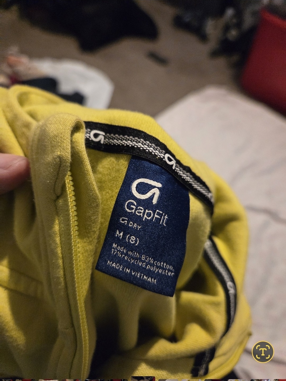 GAP Bright Yellow Kids Hooded Jacket..